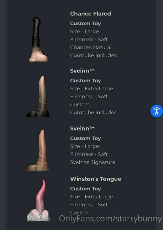 So excited for these toys, tried to get some more cumtube to..