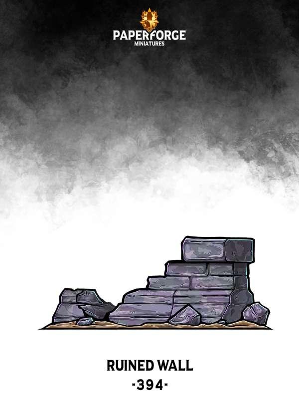 # 394 [Environment Prop] Ruined Wall 