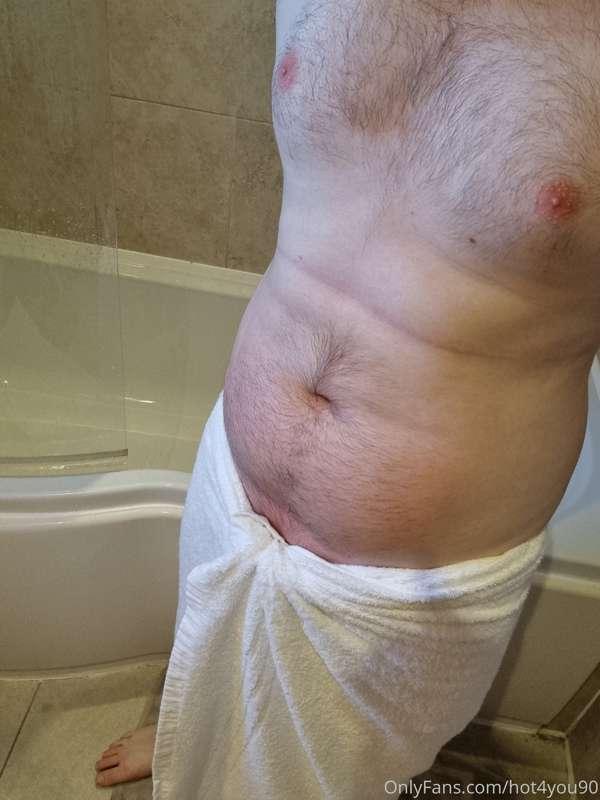 Shower time! 
Knowing I was going to show you my wet, naked ..