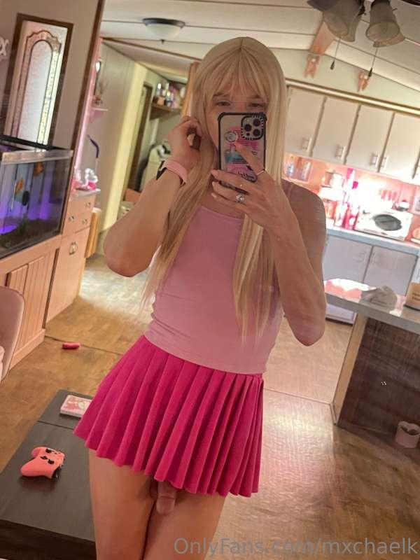something’s hanging out my skirt
