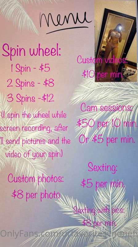 Hello! I took some time away from my page! I’m back now. Her..