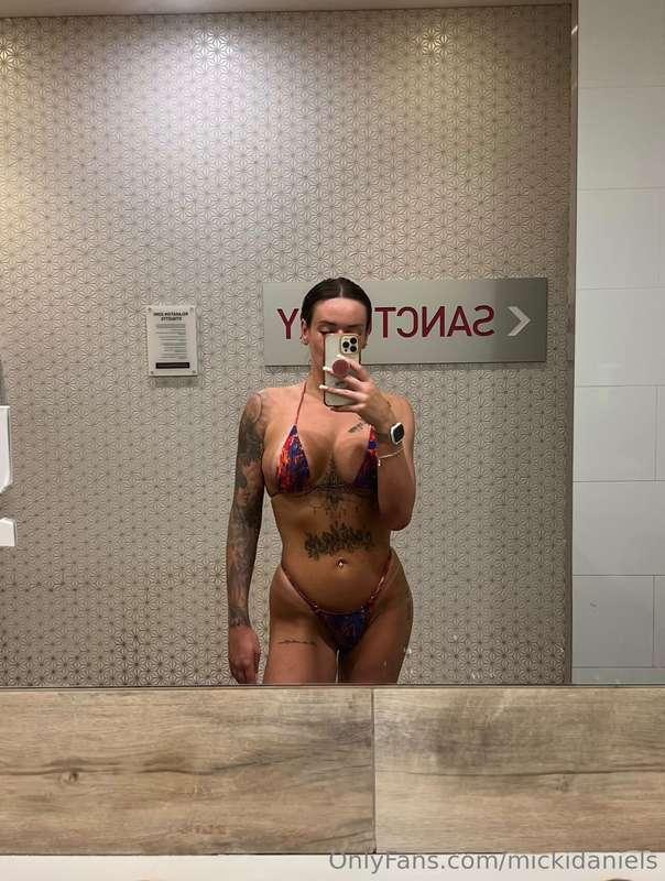 My bikini would look great on your bedroom floor