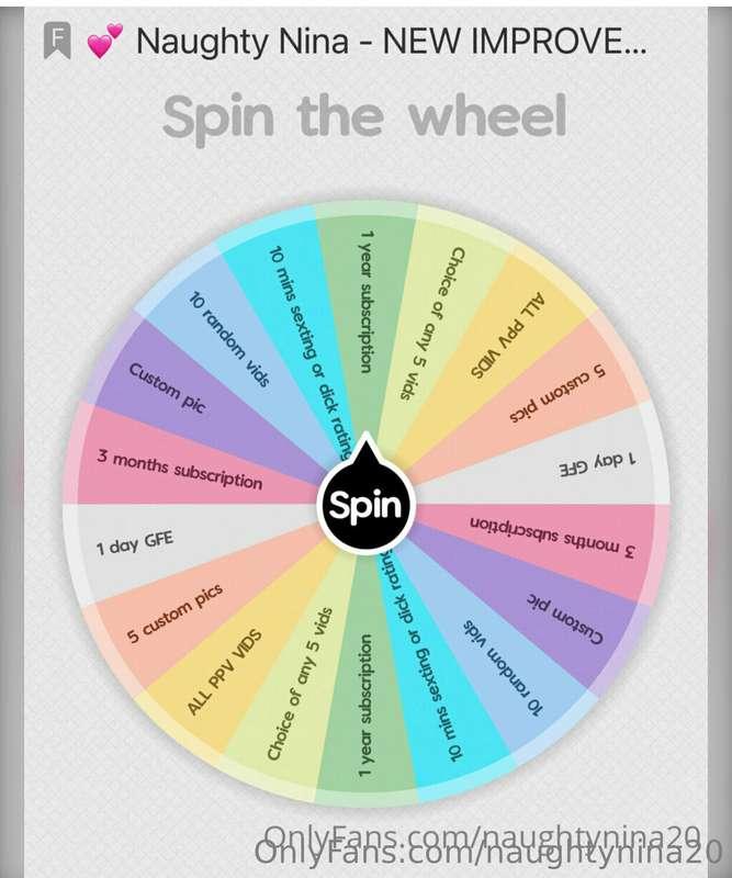Anyone want to play? 😈😜 1 spin - $8 2 spins - $15  3 spins -..