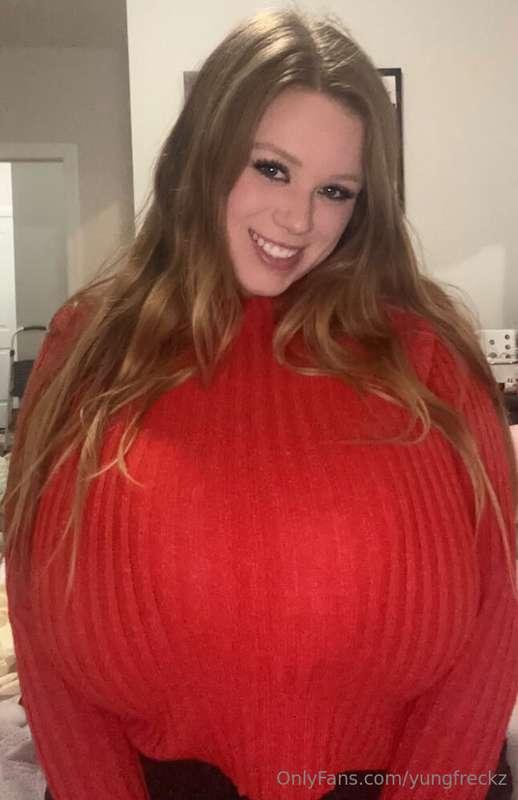 Starting a new set and posting a pic of me in a red sweater ..