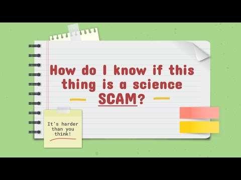how do I know if this science thing is a scam