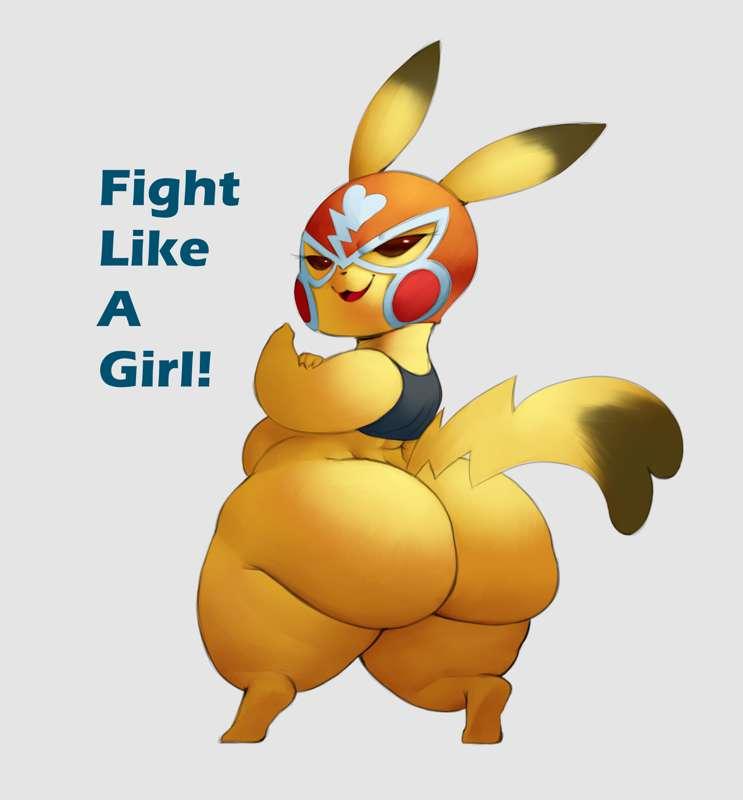 Pikachu Libre WIP