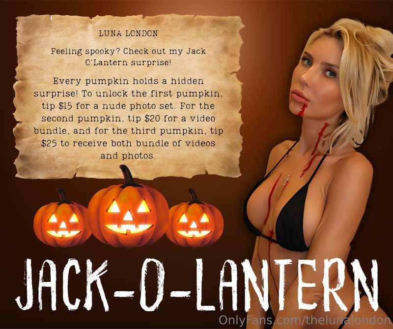 JACK-O-LANTERN 🎃Feeling spooky? Check out my Jack O'Lantern ..