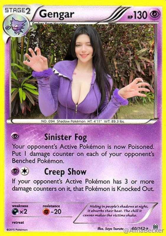 Rare Gengar Pokémon Trading Card 👀