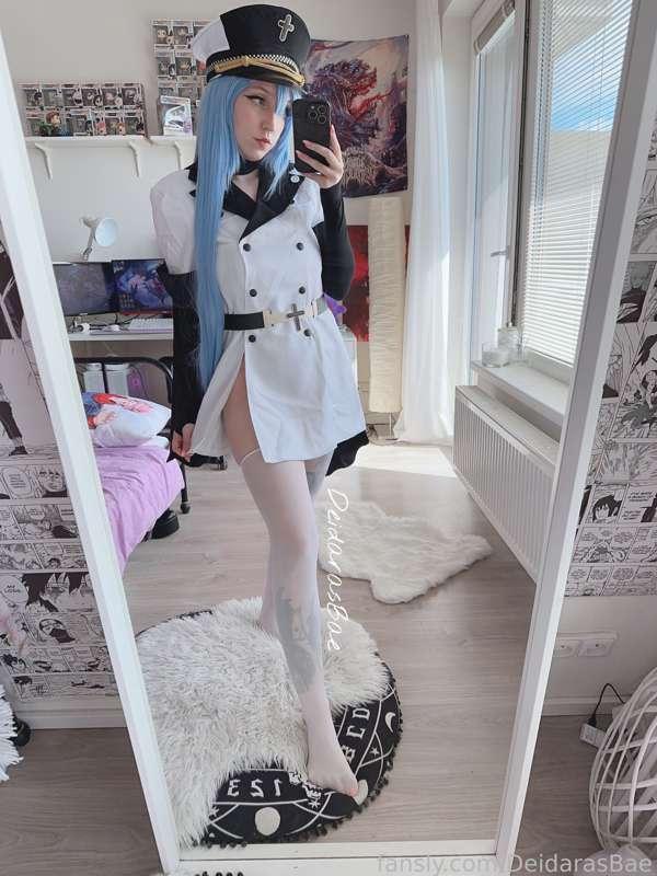 Might be the best cosplay I have ever done ! ♡

#tattoos #fyp #bigboobs #cosplay #animecosplay #esdeath #alt