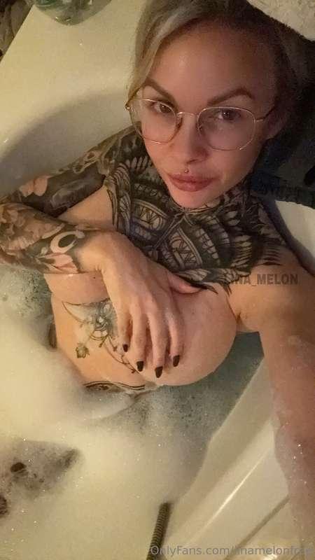 I‘m already wet baby 😈 wanna join me? We can chat every day ..