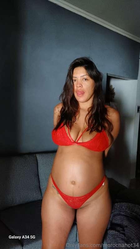 Daddy, pregnancy kept me so hot 🤤 🔥 You can see how much I e..