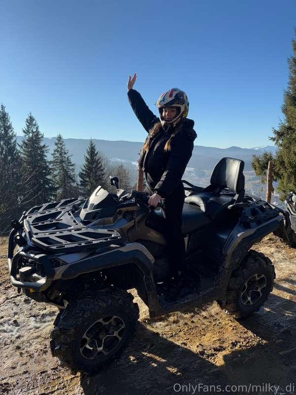 🏍️Today I rode quad bikes on the mountains ! what could be c..