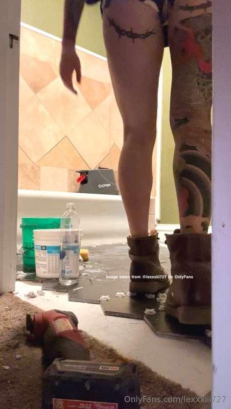 Image how fun it would be to do house projects together on a..