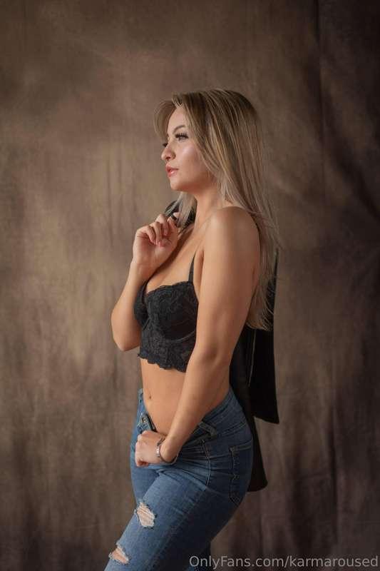 Leather, Lace and Denim 😉