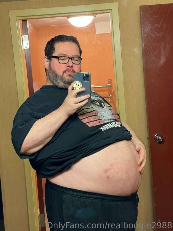 Food baby.