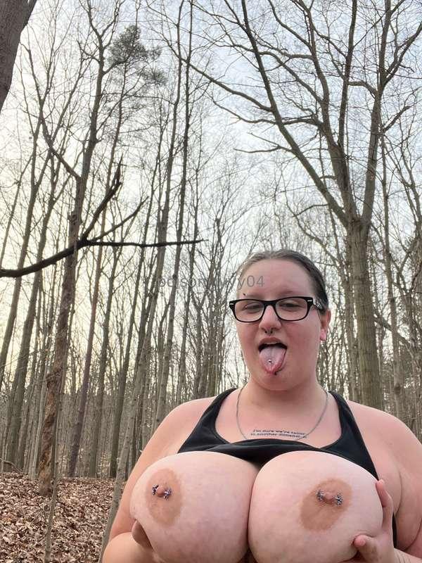 got some fresh air with a three mile uphill hike today :)