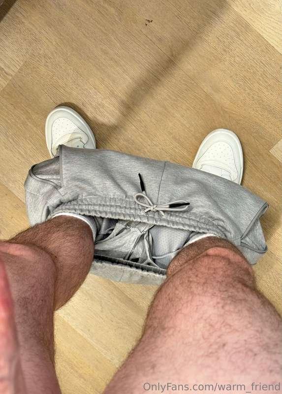 Come take off my new shoes and socks for me.