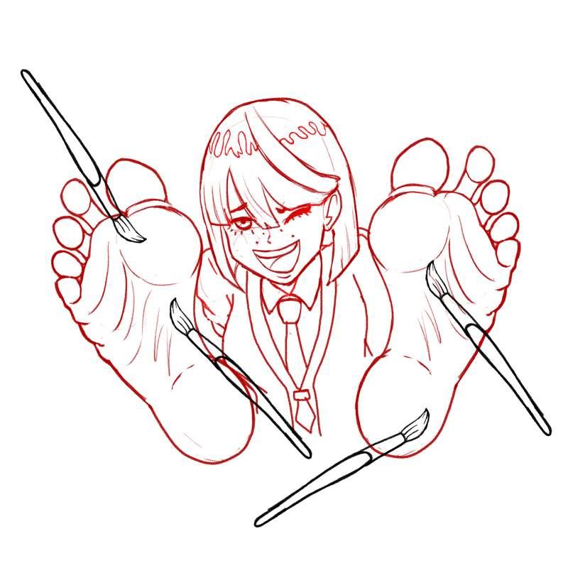 Mela's canvas soles [sketch]