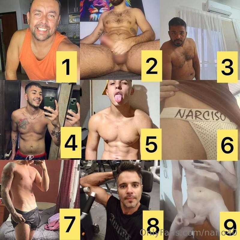 1 @maturedbearjuan 2 @tumorochoxx  3 @DARKANGEL99Q  4 @torit..