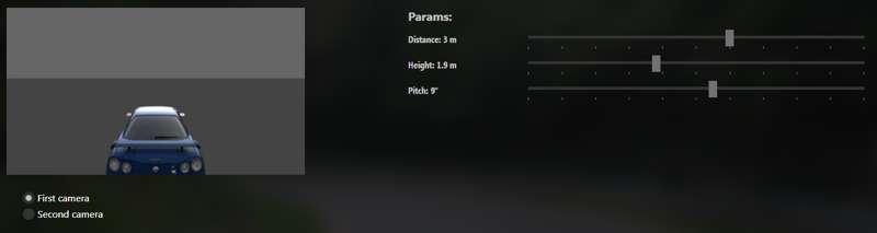 My camera settings 