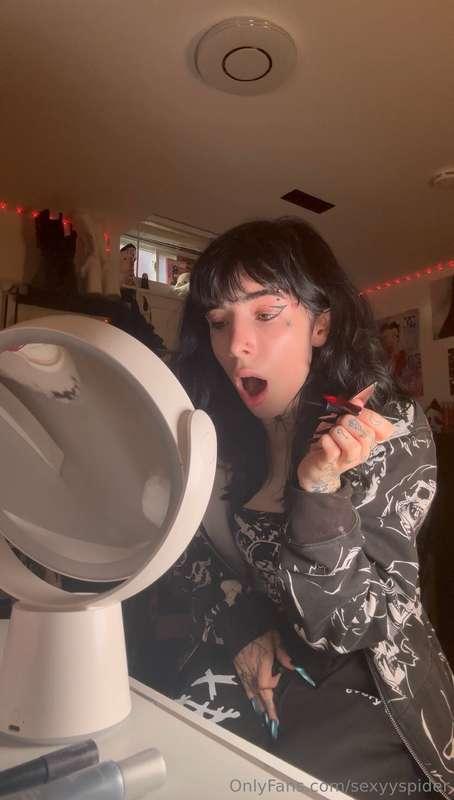using my toy to make myself cum while i HAVE to sit still an..