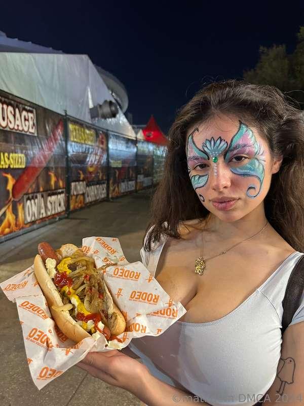 Feeding my boobies and booty and had the most fun getting my..