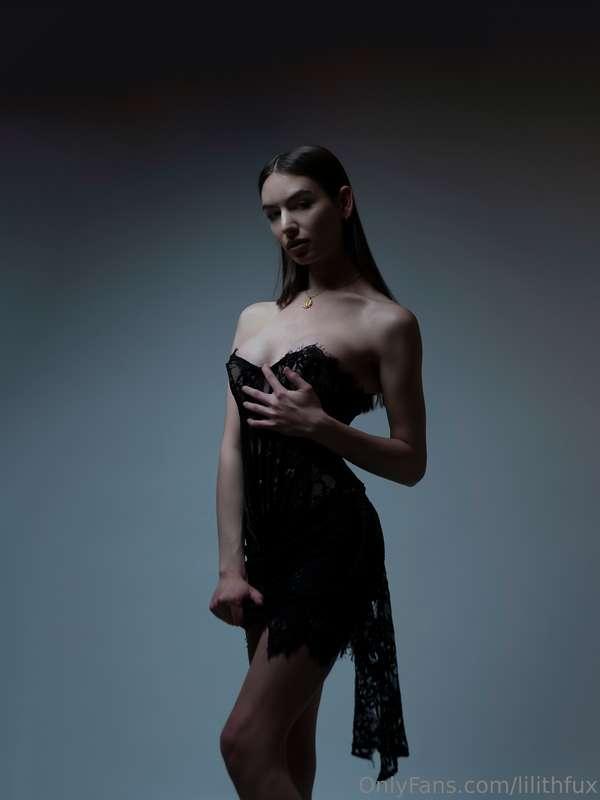 It’s the way this dress barely keeps me contained. Bet your ..