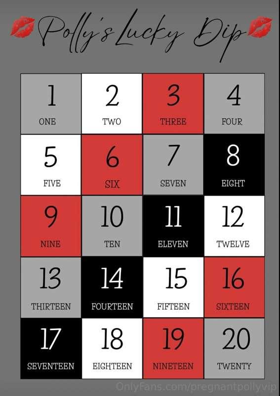 🎰**POLLY'S LUCKY DIP**🎰

***Who remembers this from last Bla..