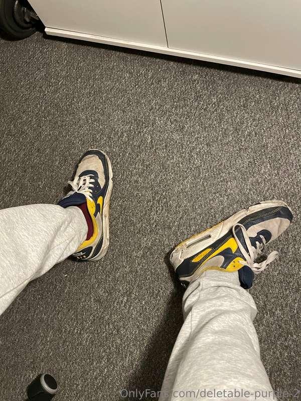 Received an offer to buy these gym shoes of mine (seen in a ..
