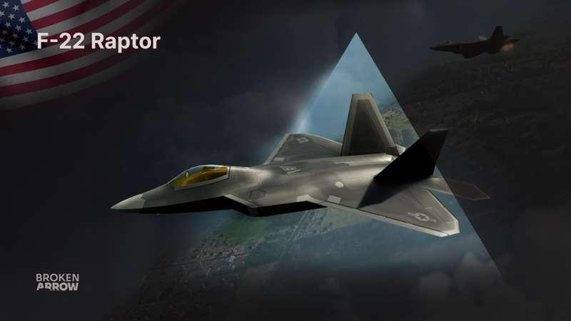 Hello friends! We'd like to demonstrate you your favorite F-22 Raptor! 
