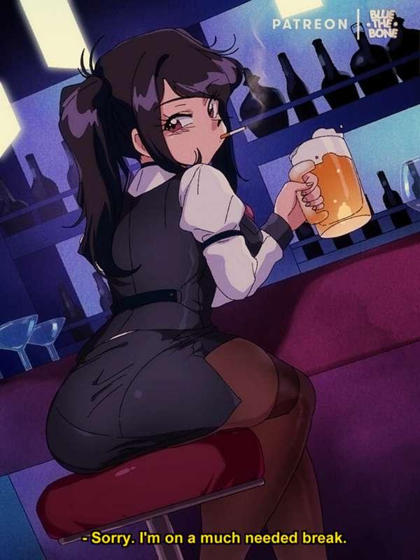 Jill Stingray [VA-11 HALL-A] // 14 ALTERNATE VERSIONS