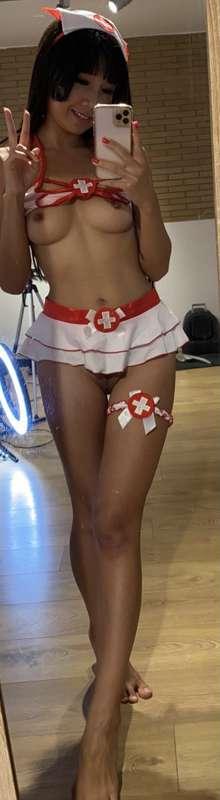 Naughty nurse for you