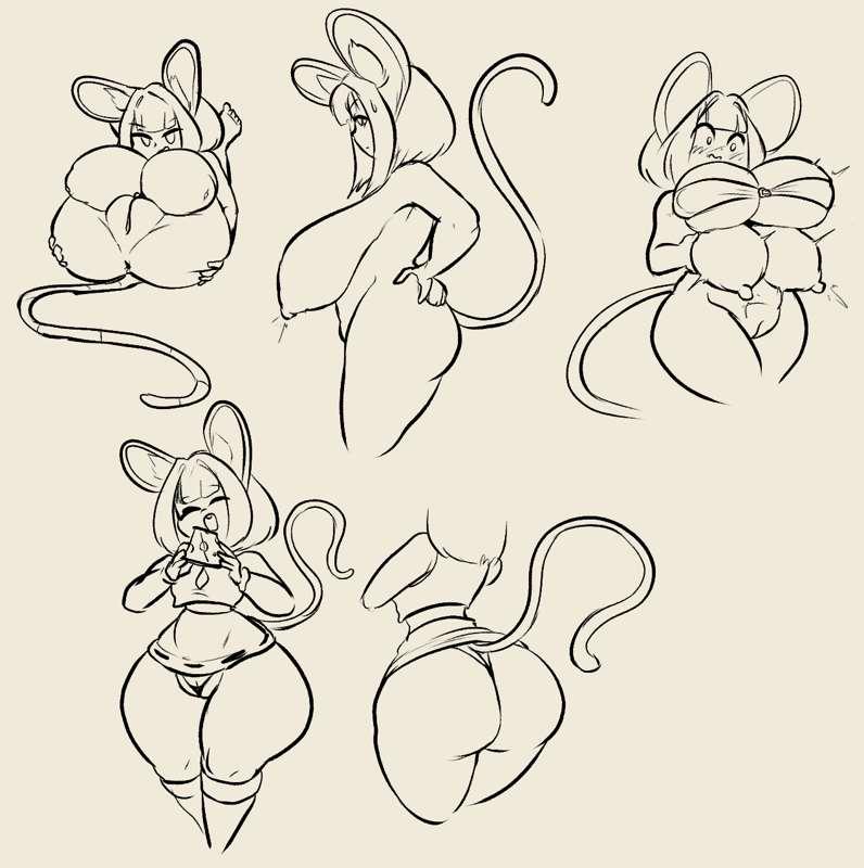 [nsfw] Random Nazrin Doodles