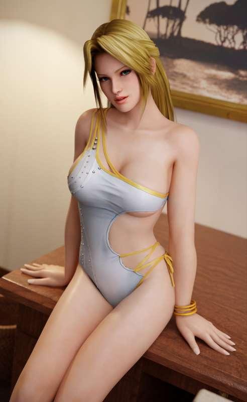 Helena in hotel room