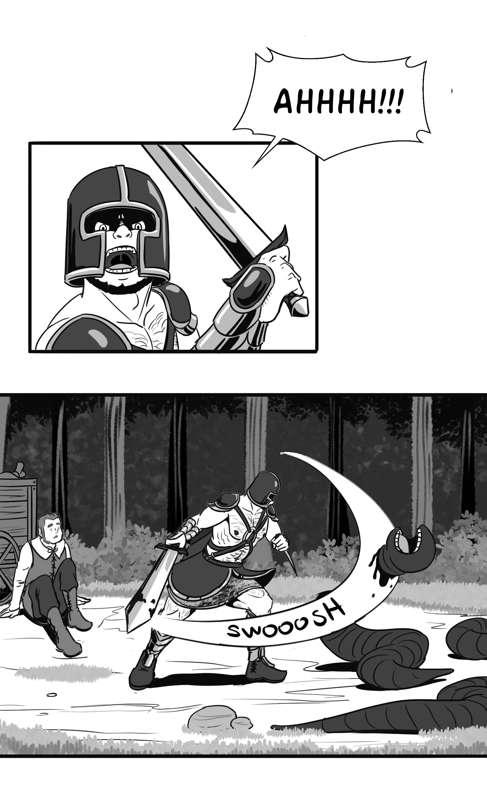 Short NSFW medieval comic