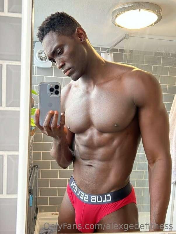 The day hasn’t started without an underwear selfie wearing C..