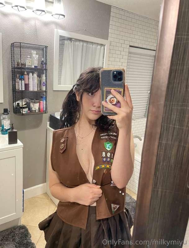This outfit barely stays on, should I take the rest off for ..