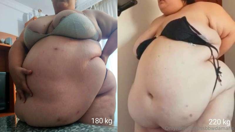 De 180 a 220 kg.
Que os parece el cambio?🔥🥵🍑