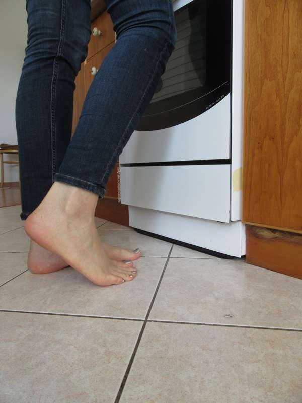 Preparing food. But your lunch will only be a few licks of m..