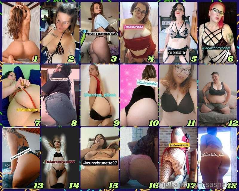 𝟏.💦 @ANA_B 📲𝟐.🔥 @LLUVELY1980 😈𝟑.💋 @HOTTIEFREE42o 💋𝟒.👅 @WETBI..