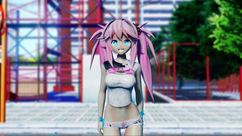 4K UHD【MMD R-18】 Nanoko dancing in the city