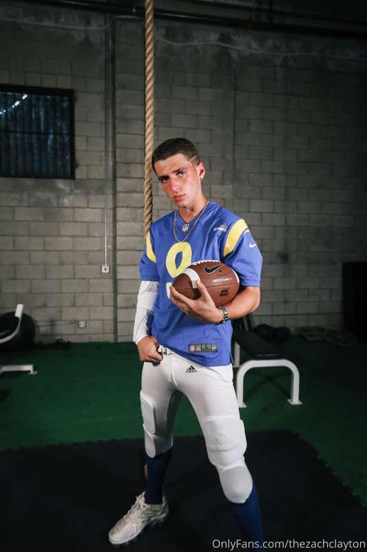 In case you didn’t know I’m actually a famous football star ..