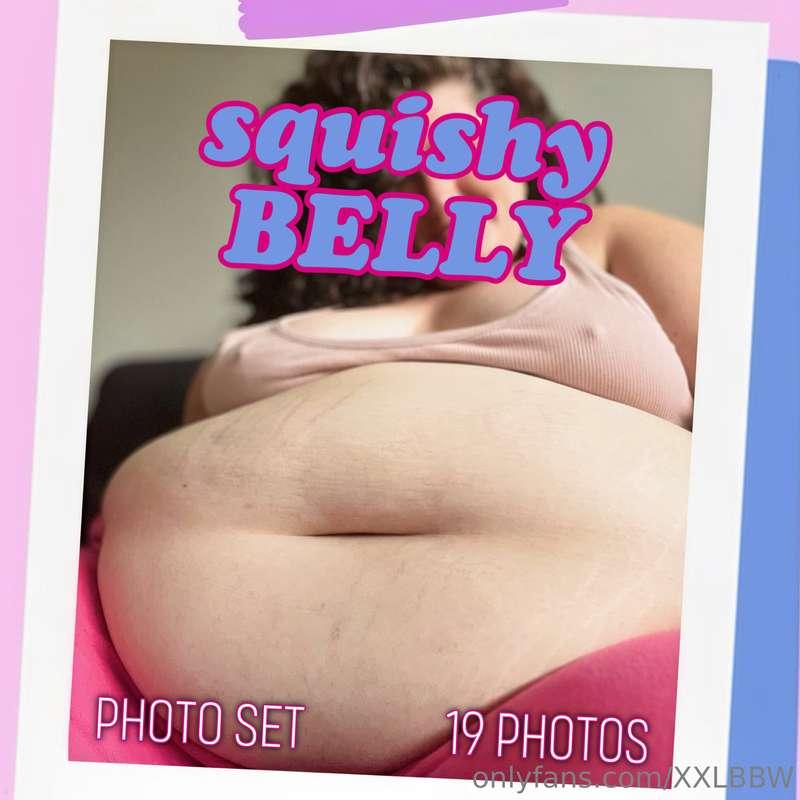 Brand new belly photo set out! 19 deliciously squishy photos..