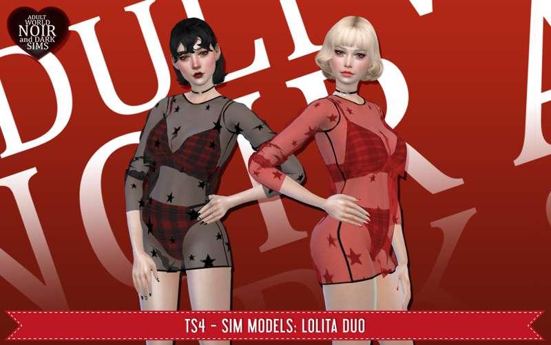 TS4 - Sims Models: Lolita Duo