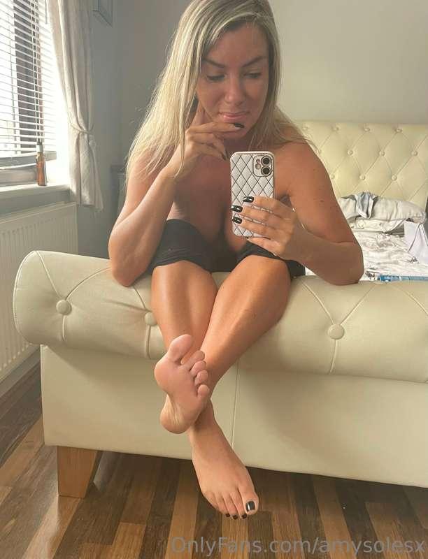 Who wants my sweaty gym feet before I get in the shower….
