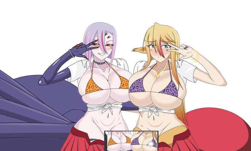 Rachnera X Cerea Gyaru Cosplay!