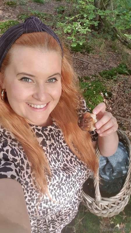 First little forage of the Autumn and found a little button.