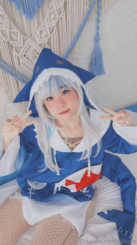 Gawr Gura cosplay 🦈💙