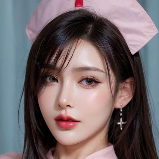 Lovely Nurse Cosplay 