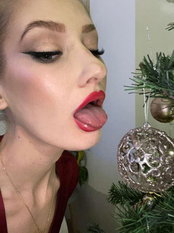Do you want to slide it inside my mouth?